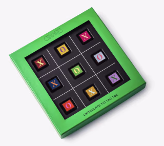 Compartés Edible Tic-Tac-Toe Chocolate Game
