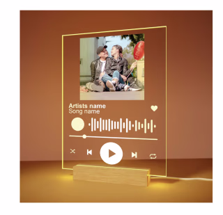 Personalized Spotify Plaque