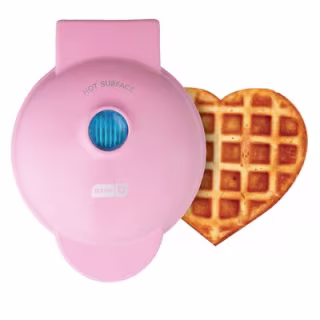 Dash Heart Mini Waffle Maker