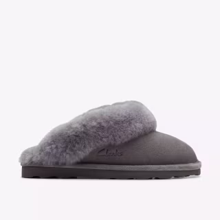 Clarks Radeah Star Grey Slipper