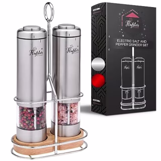 Flafster Kitchen Electric Salt and Pepper Grinder