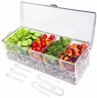 Ice Chilled Condiment Tray