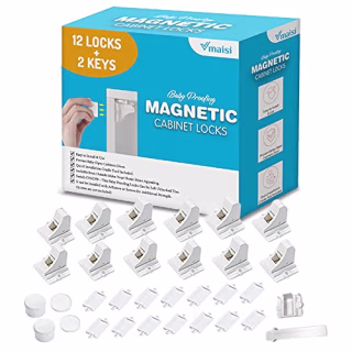 Adhesive Magnetic Cabinet Locks
