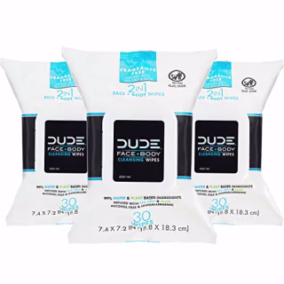 Dude Wipes Face and Body Wipes
