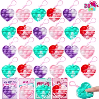 Heart Pop Bubble Fidget Toys