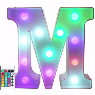 Colorful LED Marquee Letter