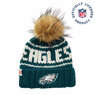 NFL Beanie with Faux Fur Pom