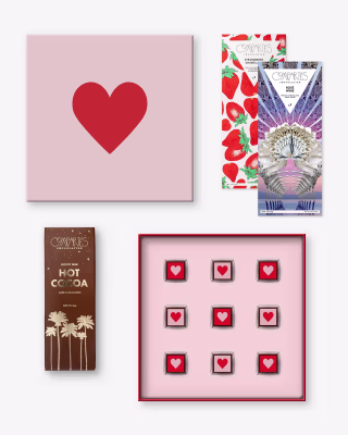 Compartés Valentine's Chocolate Heart Gift Bundle