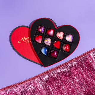Norman Love Confections 10 Piece Heart Gift Box