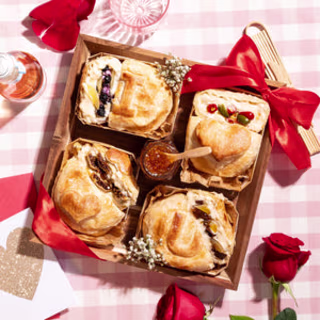 Boarderie "I Love You" Valentine's Baked Brie Board