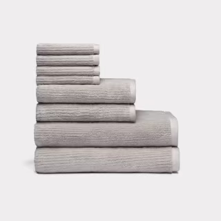 Ribbed Terry Bath Towels