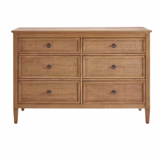 Home Decorators Marsden 6-Drawer Cane Dresser