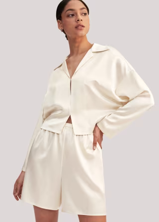 Lilysilk Osmanthus Silk Pullover Pajama Set