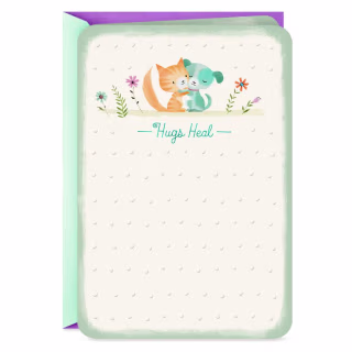 Hugs Heal Encouragement Card