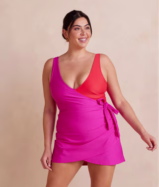 The Ruched Swim Skirt