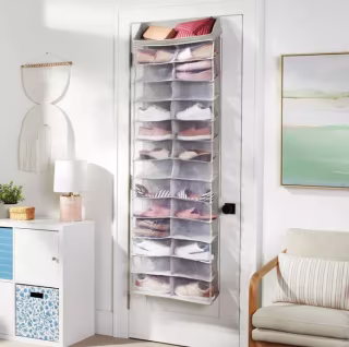 Brightroom Over The Door Mesh Shoe Organizer