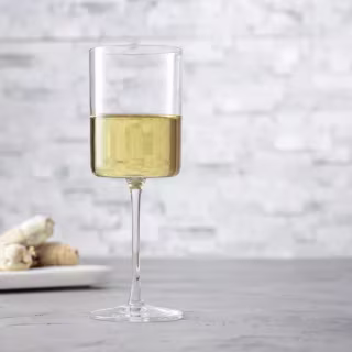 Claire Crystal White Wine Glasses (Set of 4)