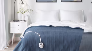 Fleece to Sherpa Heated Electric Blanket