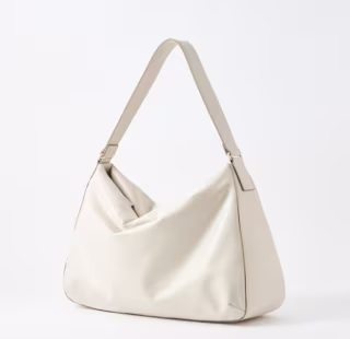 Uniqlo Faux Leather Puffy Bag