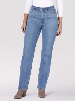 High Rise True Straight Leg Jean