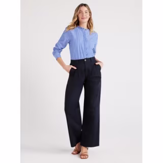 Wide Leg Chino Pants