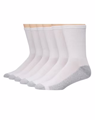Hanes Crew Fashion Liner Socks