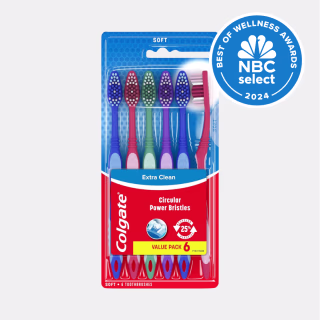 Colgate Extra Clean Toothbrush - 6 Pack