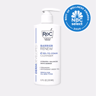 RoC Skincare Barrier Renew Gel-to-Foam Cleanser