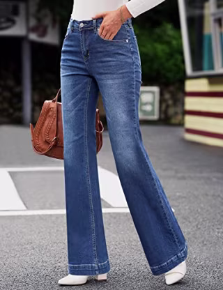 High Waisted Wide Leg Jeans
