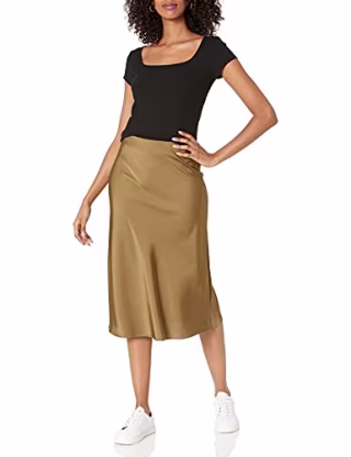 Maya Silky Slip Skirt