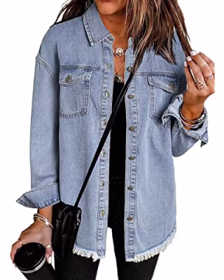 Oversized Button Up Shacket