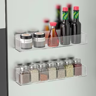 Adhesive Acrylic Spice Rack