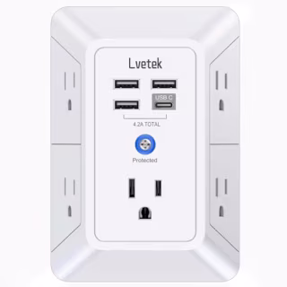 5-Outlet Wall Charger