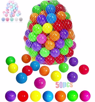 50 Soft Plastic Balls