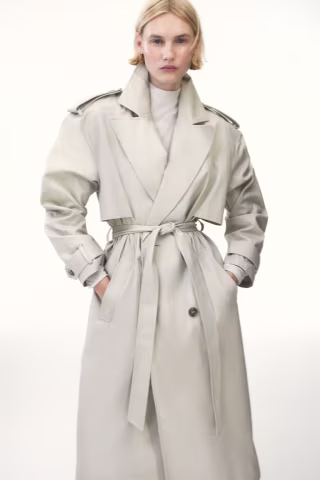 Twill Trench Coat