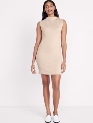 Mock-Neck Dress