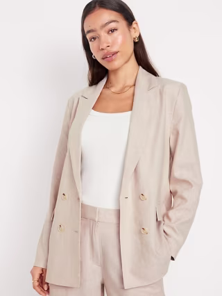 Double-Breasted Blazer