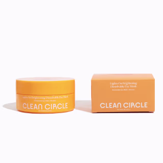 Clean Circle Lights On Brightening Dissolvable Eye Mask
