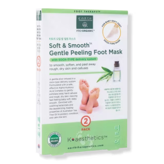 Earth Therapeutics Soft & Smooth Gentle Peeling Foot Mask
