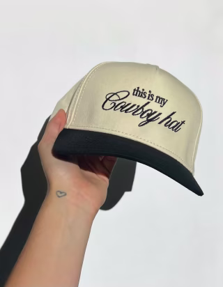 "This Is My Cowboy Hat" Vintage Trucker Hat