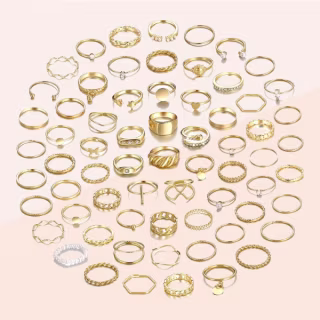 68 Pcs Ring Set