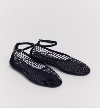 Ballerinas with Mesh Bracelet