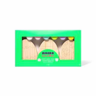 3pk Paint-Your-Own Easter Eggs Wood Kit