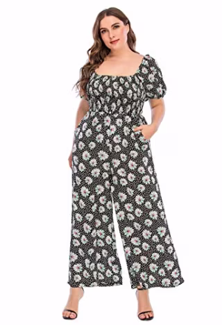 Fashion Floral Jumpsuits