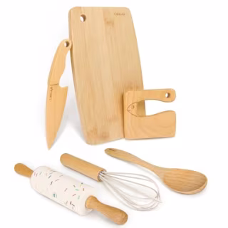 Wooden Kids Safe Baking Set