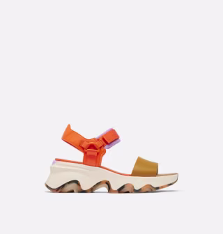 Kinetic Impact Y-Strap High Wedge Sandal