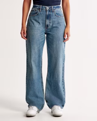Abercrombie Curve Love High Rise Loose Jean