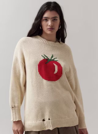 Sully Icon Distressed Sweater