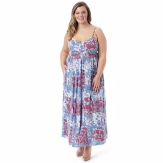 Open Back Maxi Cami Dress