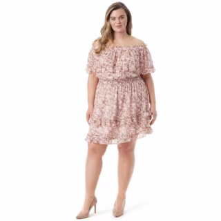 Amelia Ruffle Short Dress